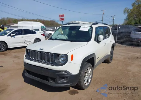 2017 Jeep Renegade Latitude 4X4 из США, поврежденный, VIN ZACCJBBB6HPE84704